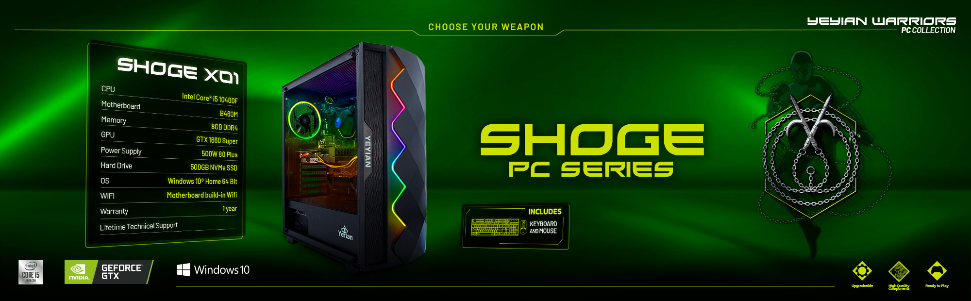 Yeyian Gaming Desktop
